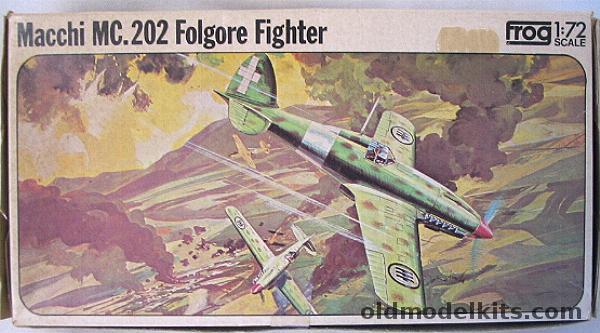 Frog 1/72 MC-202 Folgore - 363 Sq 150 Gruppo  53 Stormo Benghazi Libya July 1942 or 351 Sq 155 Gruppo 51 Stormo, F225 plastic model kit